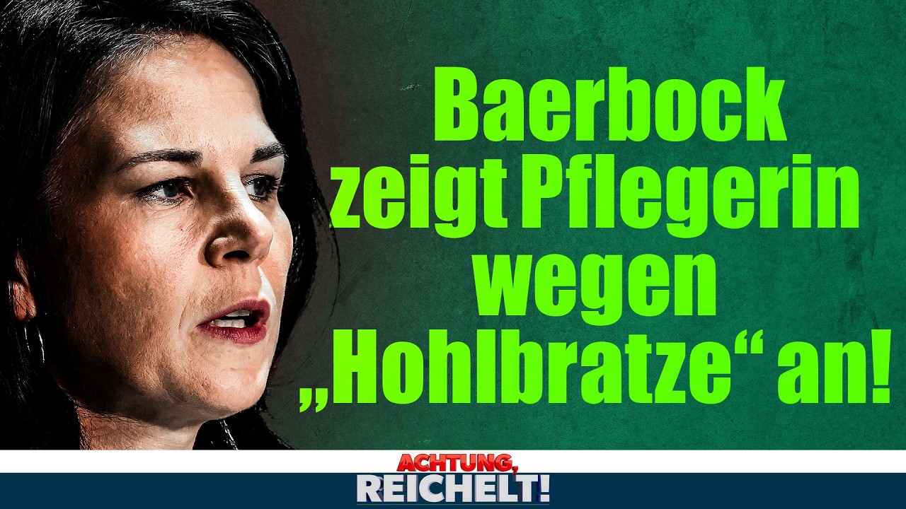 Pflegerin sollte 6000 Euro Strafe f&uuml;r &bdquo;Hohlbratze&ldquo; Baerbock zahlen! | Achtung, Reichelt! 25.11.24