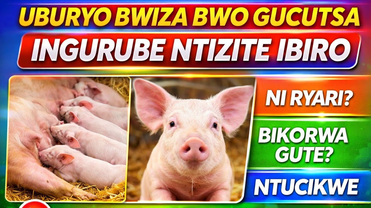 UBURYO BWIZA BWO GUCUTSA INGURUBE NTIZITE IBIRO / HOW TO WEAN PIGLETS 🐖