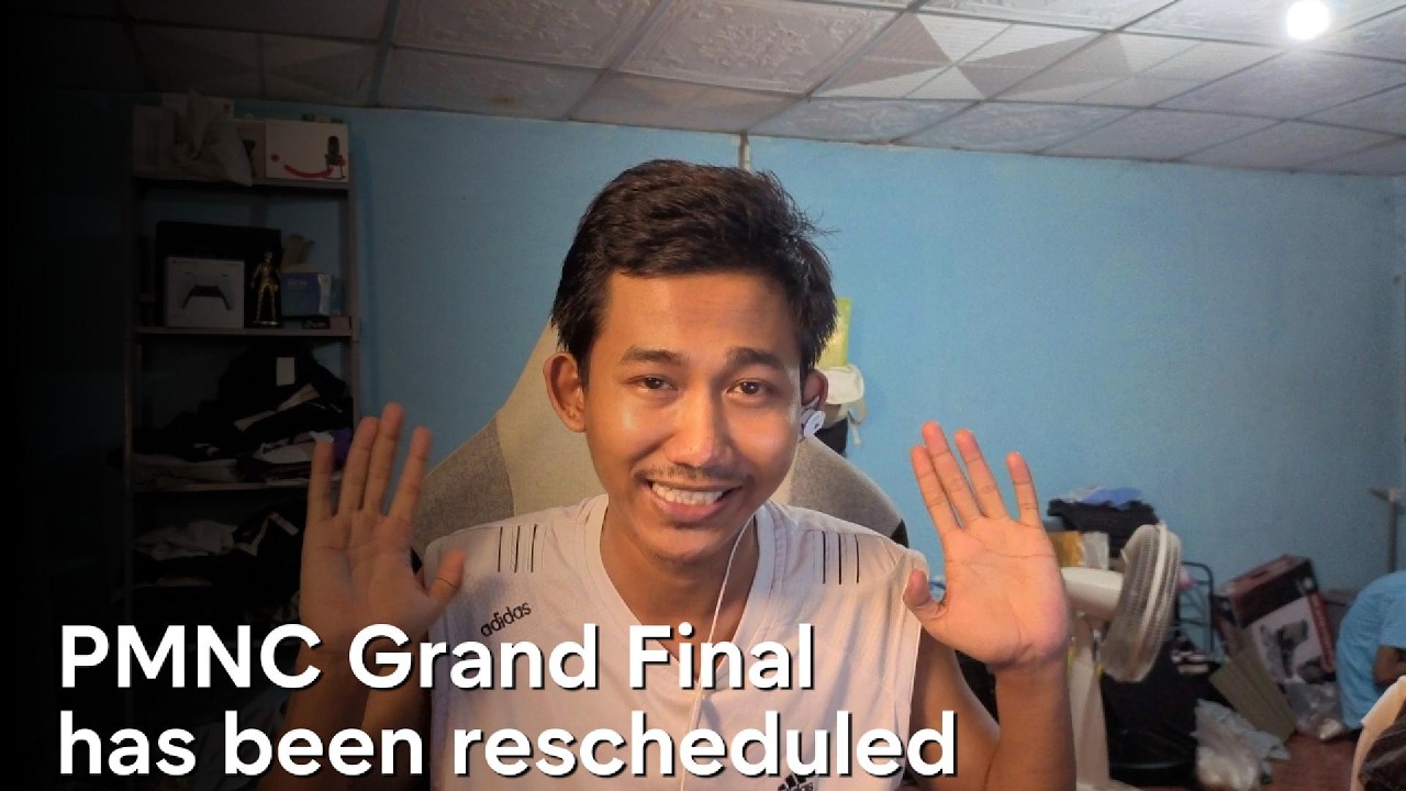 PMNC Myanmar Grand Final ရက်ရွှေ့သွားပါပြီ #pubgmobile #pmnc #iamsammy