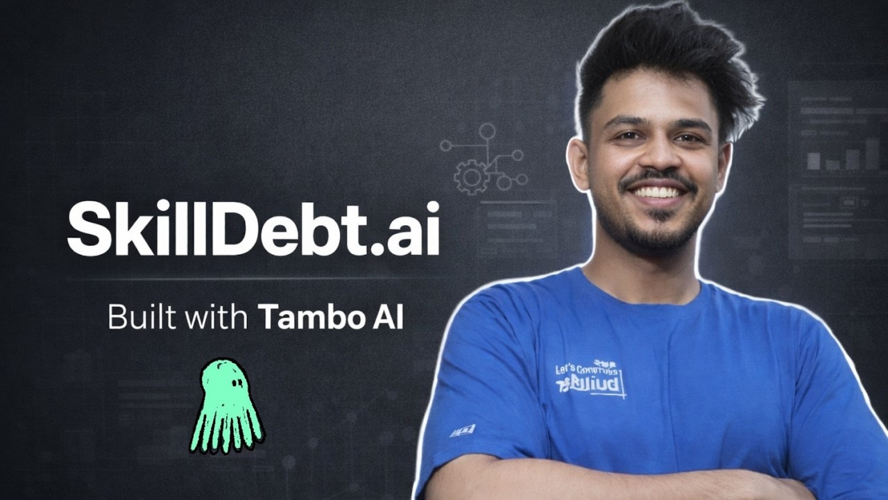 SkillDebt.ai с Tambo AI | Визуализация пробелов в навыках, снижения квалификации и карьерного рос...