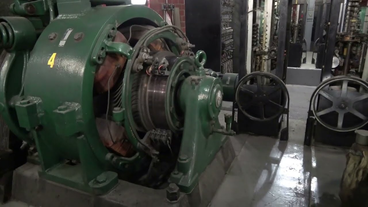 B-Day Ep. 3: Awesome Vintage Otis Gearless Traction Elevator Machine from 1963!