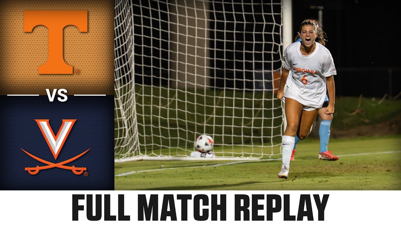 Tennessee vs. Virginia Full Match Replay | 2026 ACC Women's Soccer
