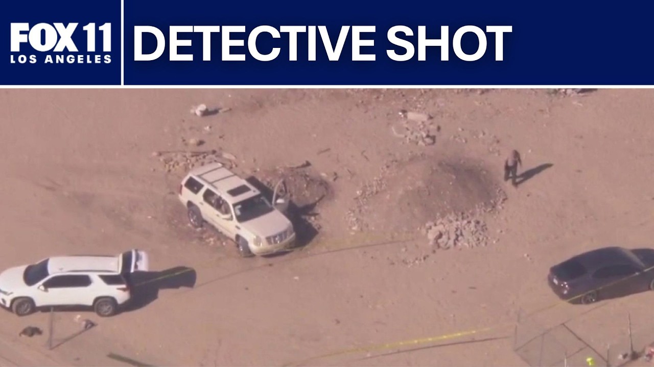 California detective shot during investigation; Other person dead