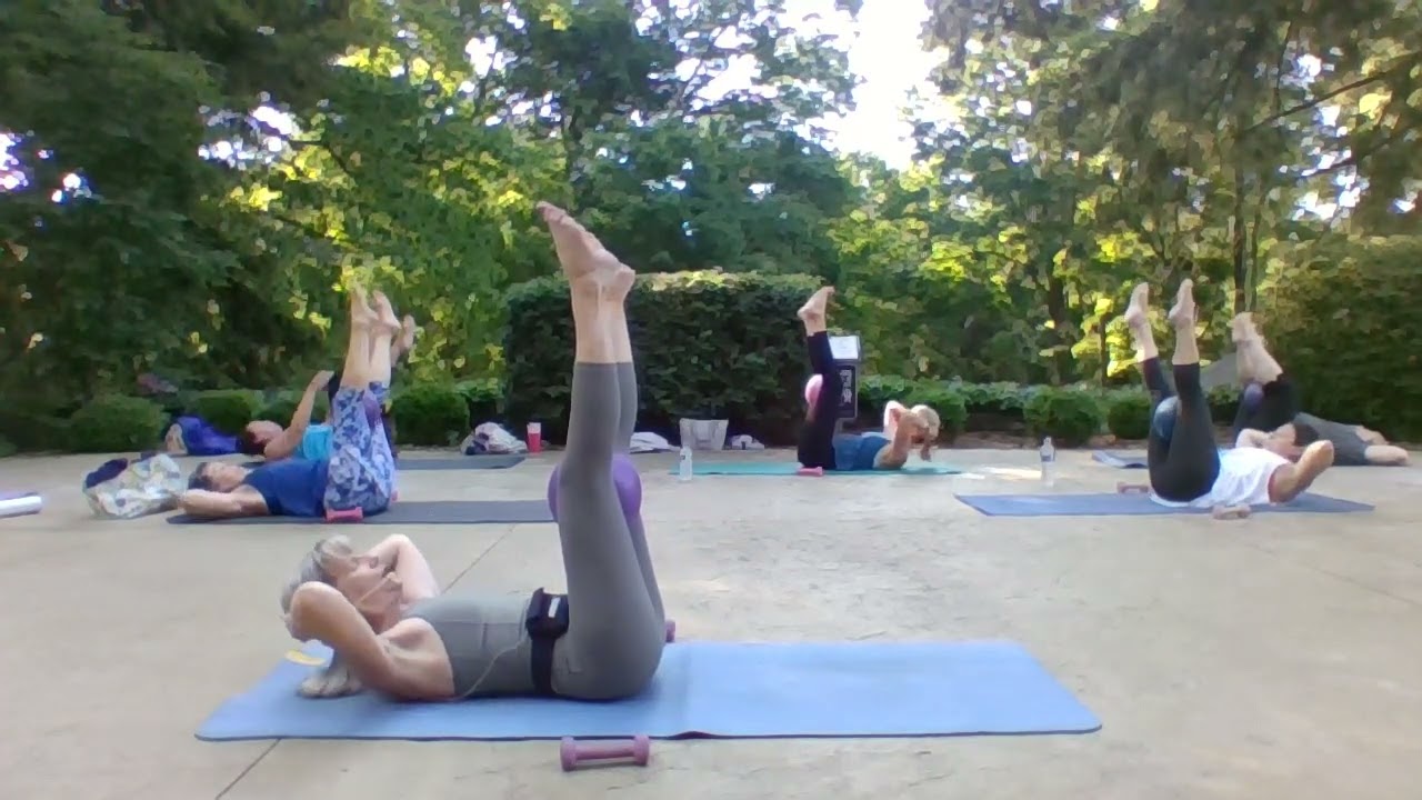 Pilates Core and More with ball and weights