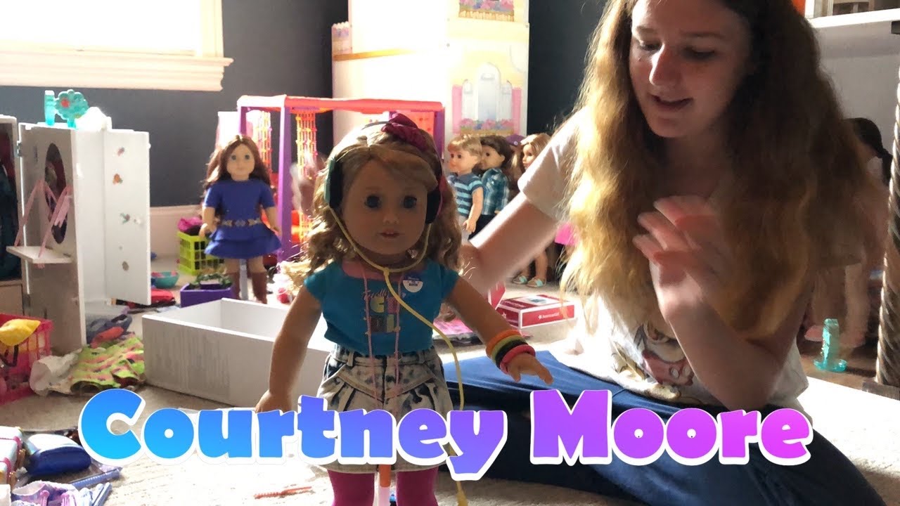 American Girl Doll Courtney Moore Unboxing With emcot