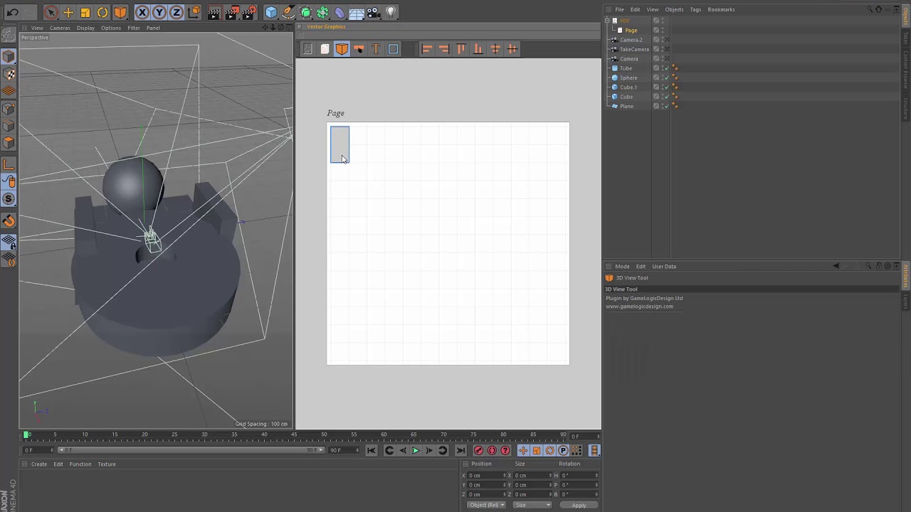 4D Publish: Takes Buttons and Cameras