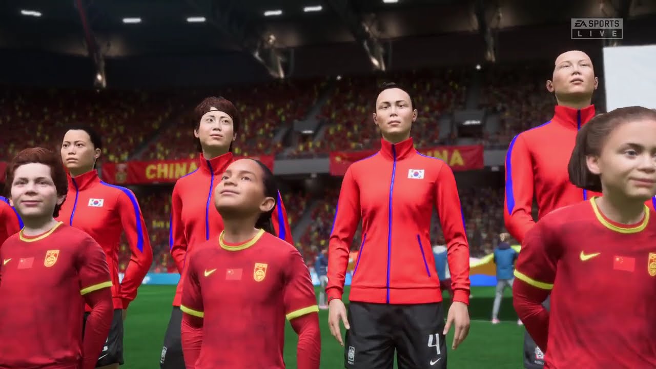 KOREA REPUBLIC vs CHINA WNT | Women's International Friendly Football | FIFA23 Gameplay
