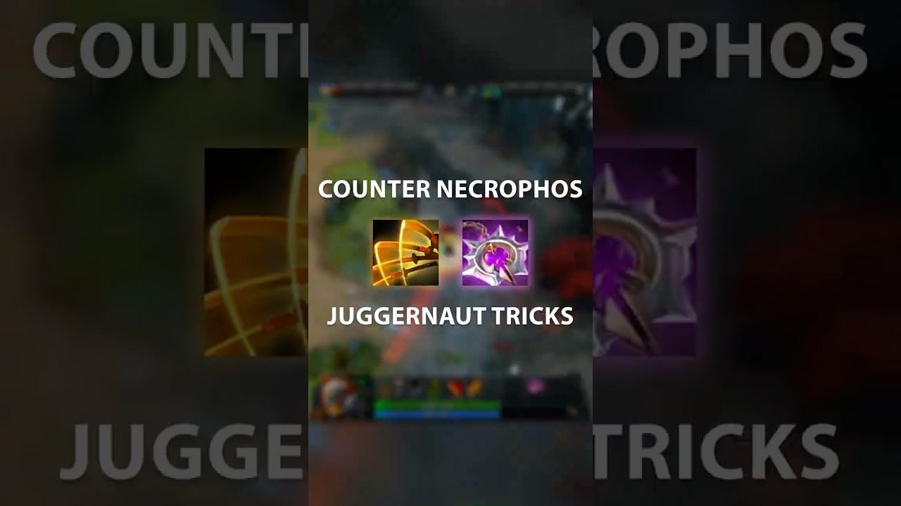 How to Counter Necrophos with Juggernaut + Nullifier Combo #Dota2 #Juggernaut #Necrophos
