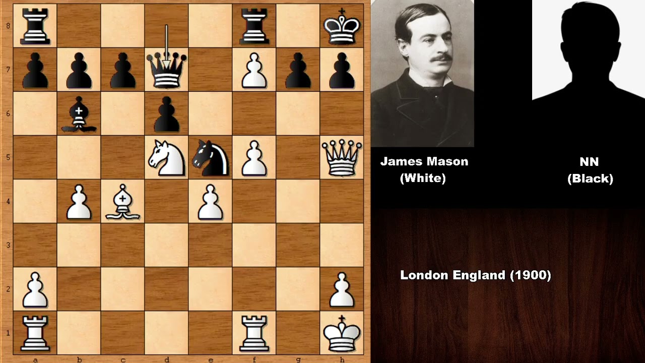 What a Game: James Mason vs NN - London (1900)