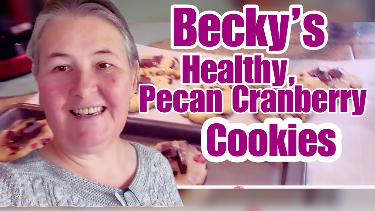 RV Cooking,Delicious 🍫,Healthy,lower sugar, and flour free, Cranberry 🍇 ,Pecan cookies 🍪!