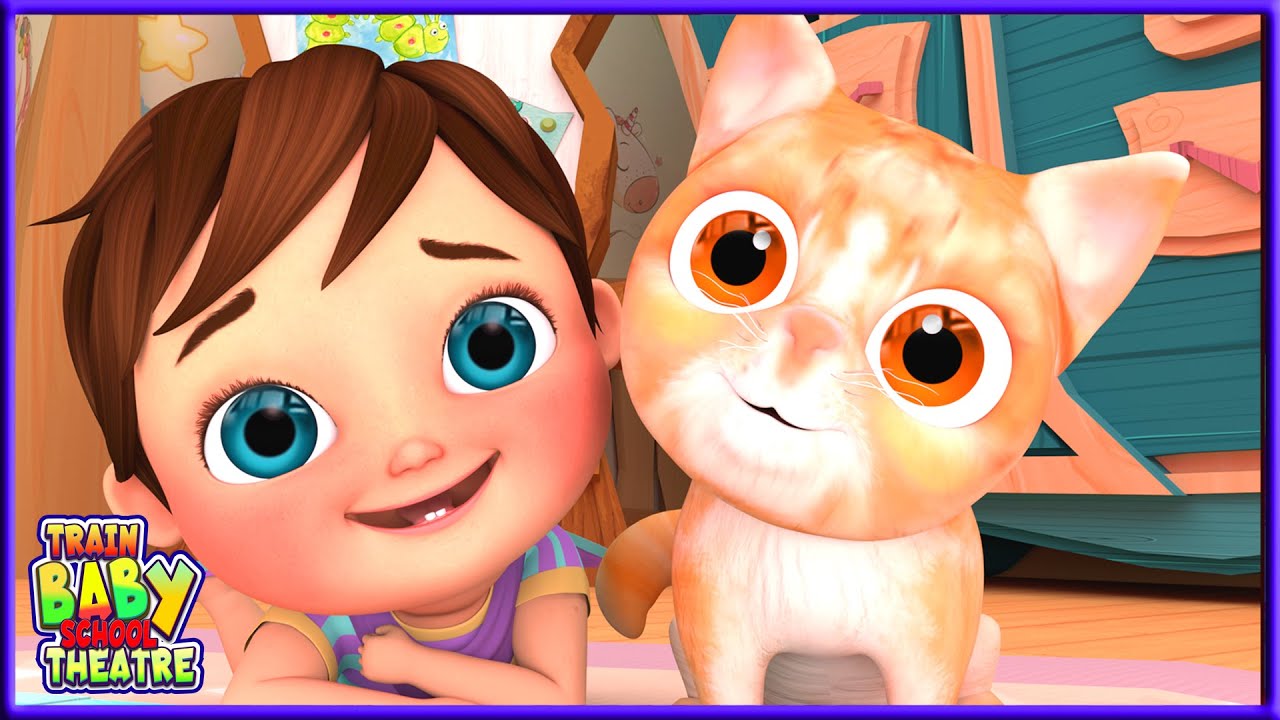 Kitty Cat - Fun Kids' Song | Top 40 High-Traffic Keywords in English - Baby Train