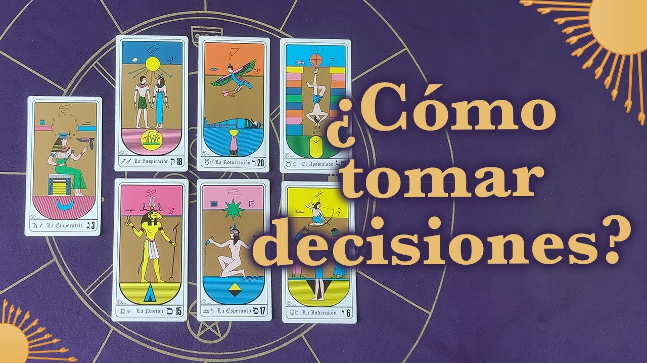 Lectura de las decisiones 🎴 Tarot Egipcio de Kier