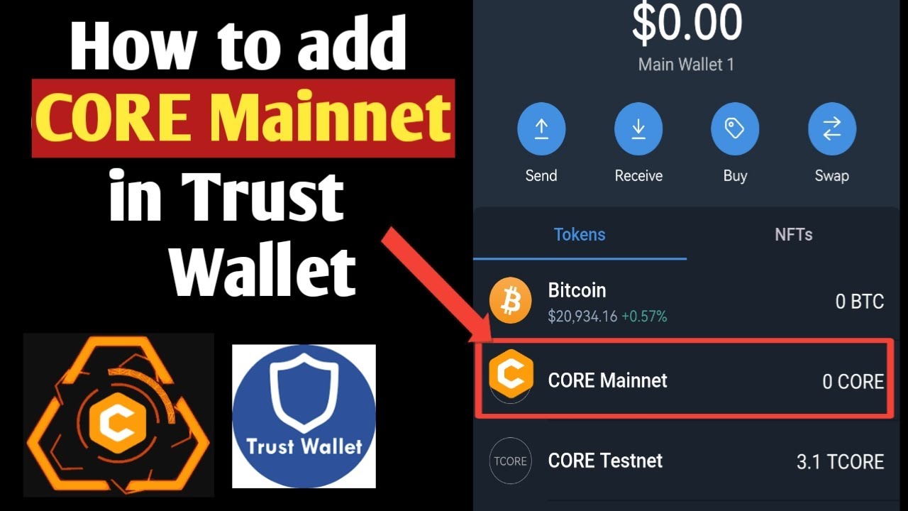 How to add CORE in Trust Wallet | Add CORE Mainnet to trust wallet