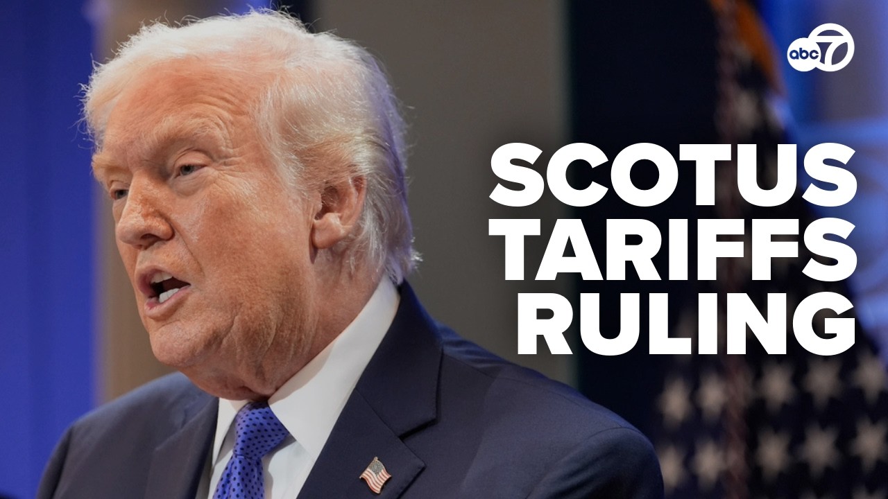 Trump speaks at press conference after SCOTUS rules emergency tariffs are illegal