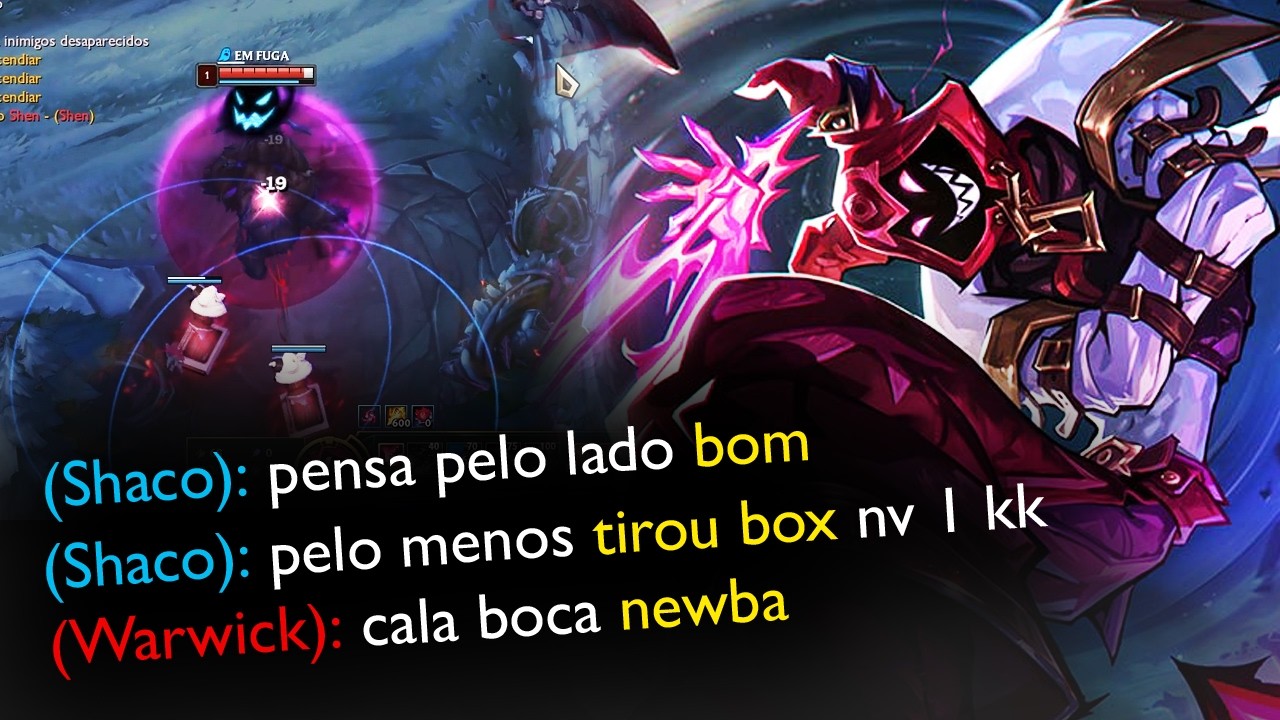 O WARWICK TIROU MINHAS BOXES E SE ARREPENDEU AMARGAMENTE! 🤡🔪