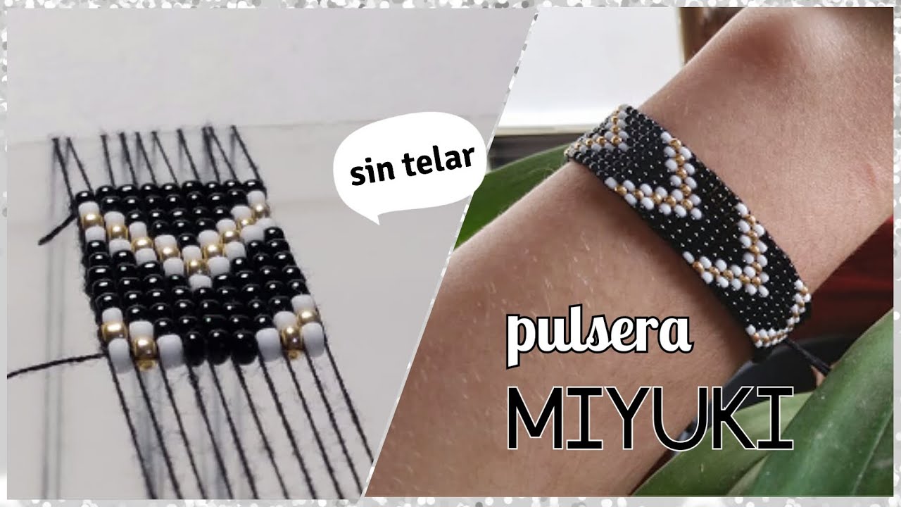 Pulsera Miyuki de mostacillas | sin Telar! - Diy Cute