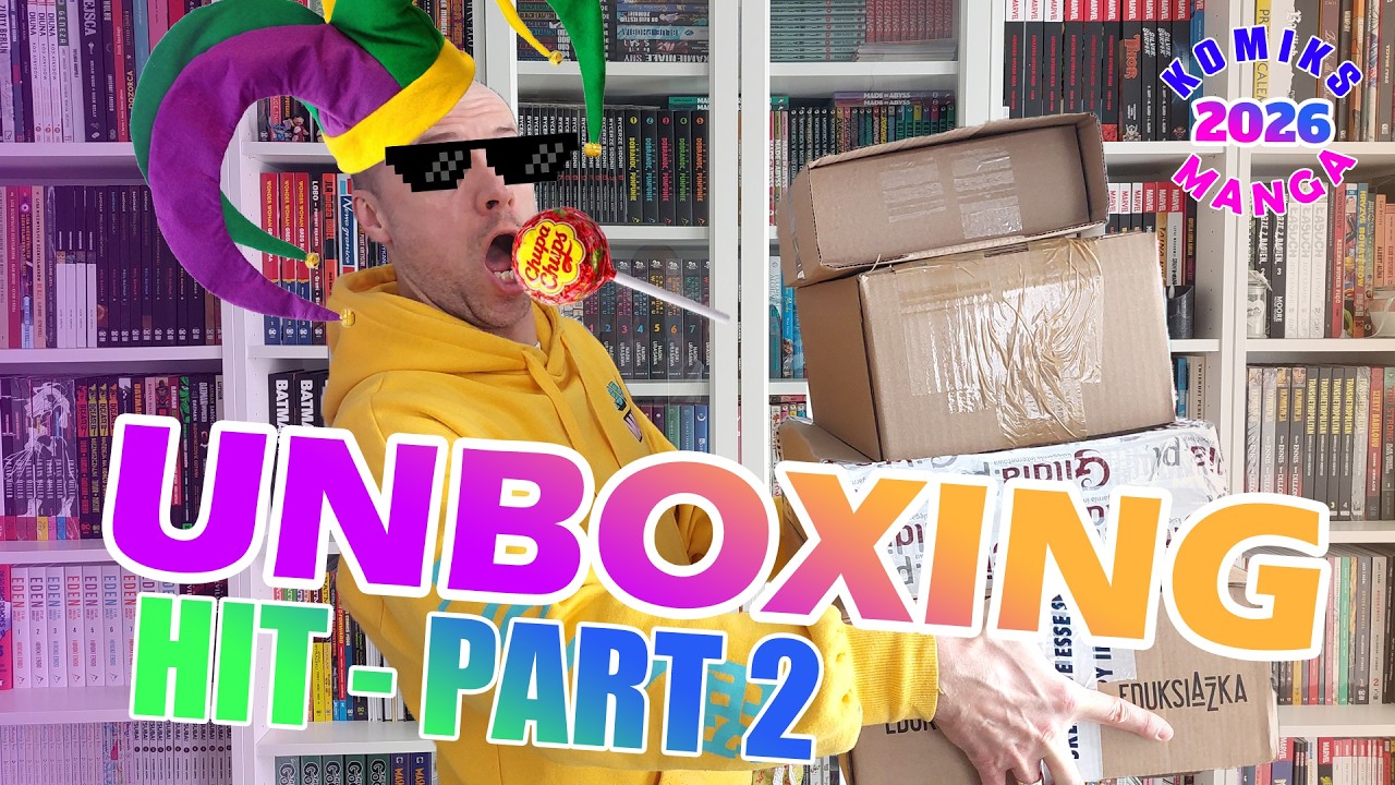 TOP Unboxing: komiks + manga no.1/2026, part 2 + prezentacja!