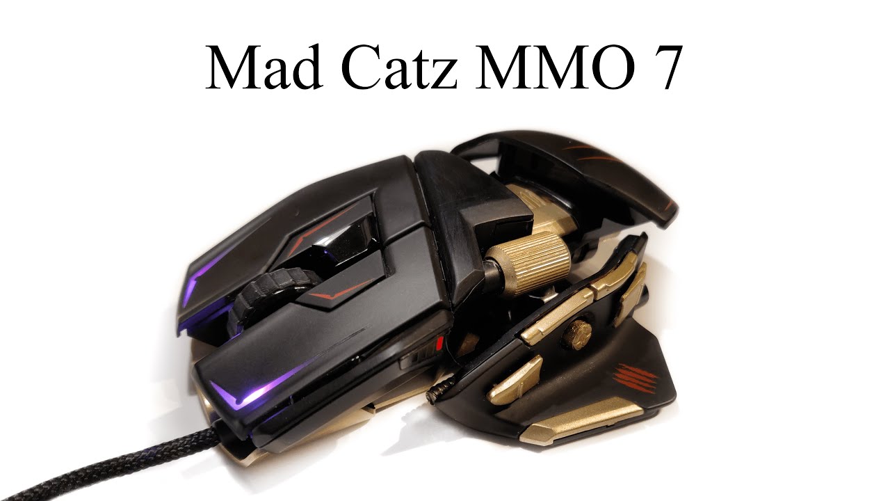 Teddynator's custom black/gold Mad Catz MMO 7