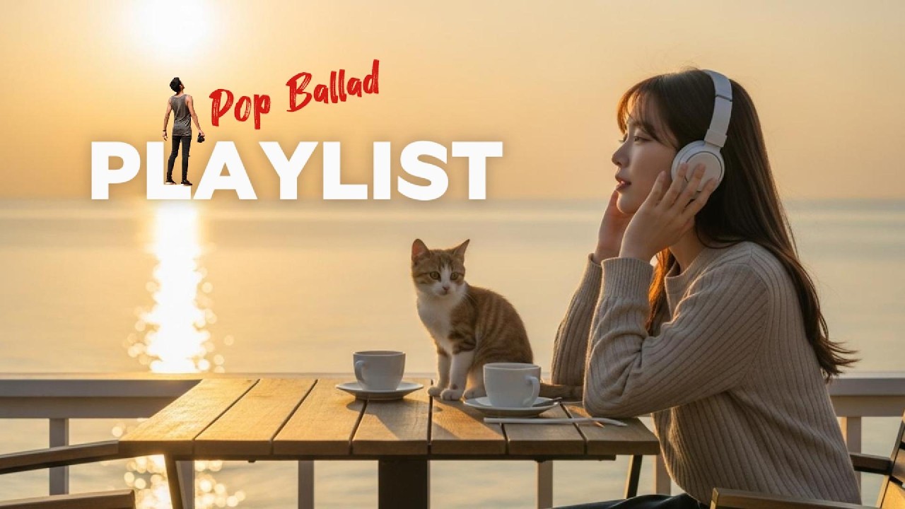 [ Pop Ballad Playlist] ☕Late Night Coffee | Relaxing Cafe Music for Study  🎶 듣고 있으면 행복해지는 카페음악