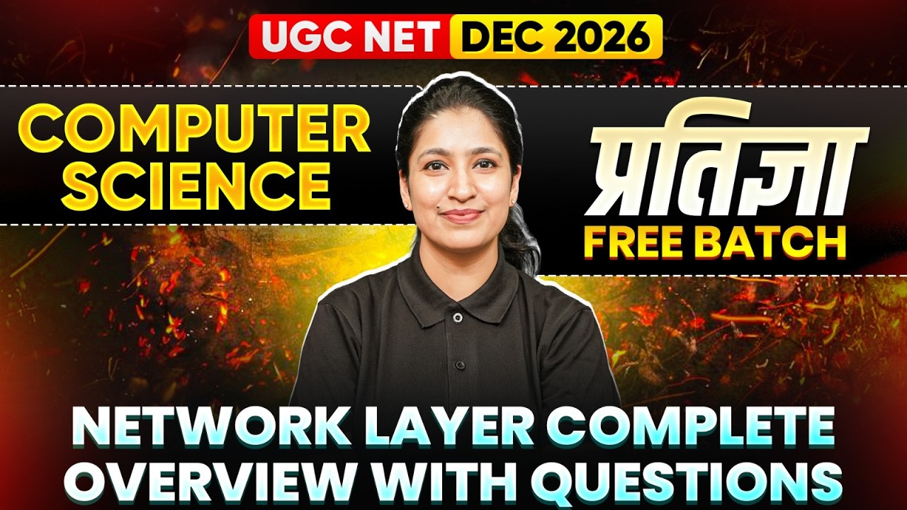 UGC NET Computer Science Classes | UGC NET Computer Science Network Layer Complete Revision MCQs