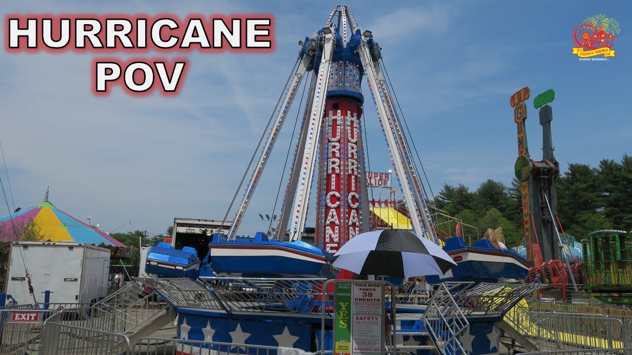 Hurricane POV (4K 60FPS), Fiesta Shows Hrubetz Hurricane | Non-Copyright
