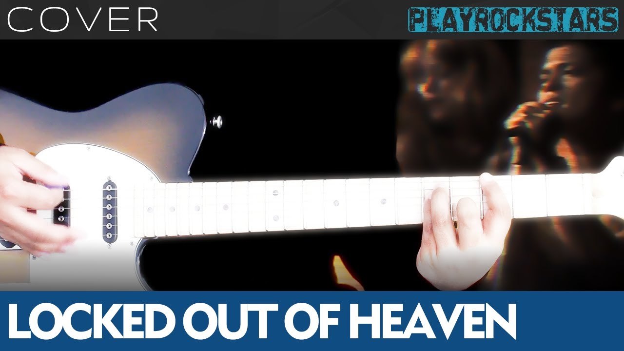 como tocar LOCKED OUT OF HEAVEN en guitarra BRUNO MARS ⭐️ COVER / ACORDES / RITMO / TABS