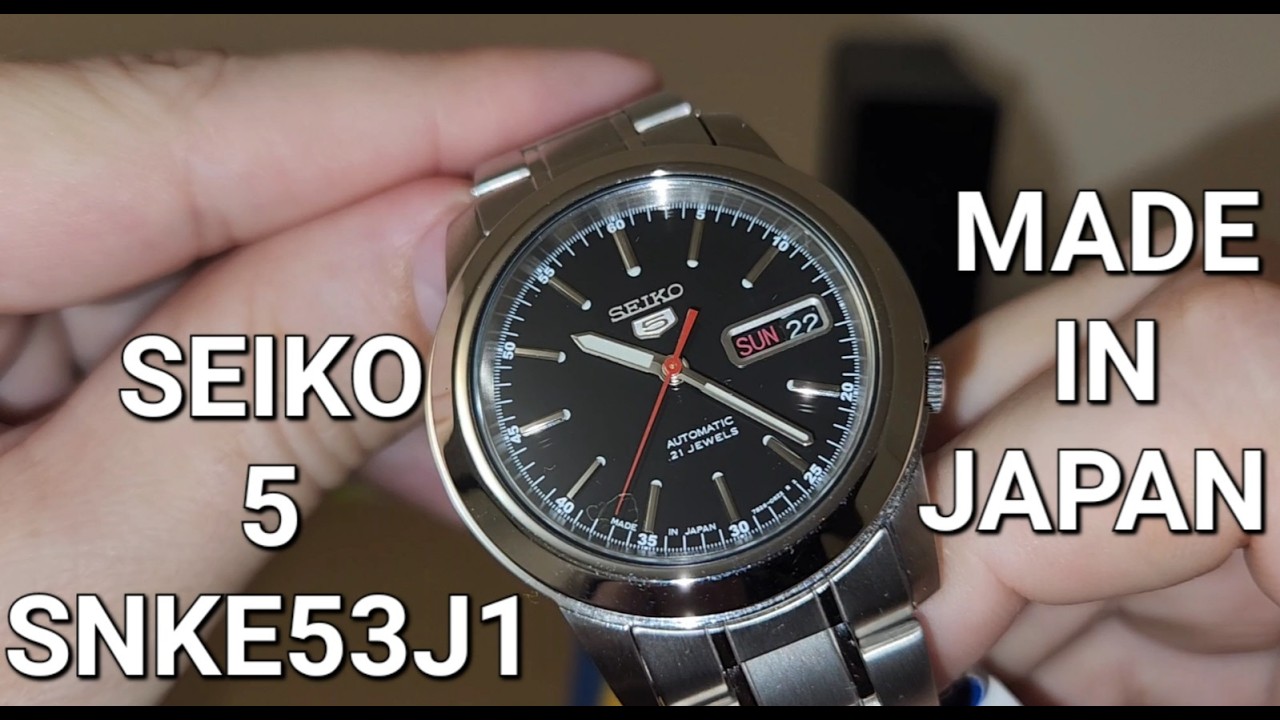 ЛУЧШИЕ SEIKO 5 до 200 долларов? Seiko 5 SNKE53J1, сделано в Японии — Характеристики — Обзор — Рас...