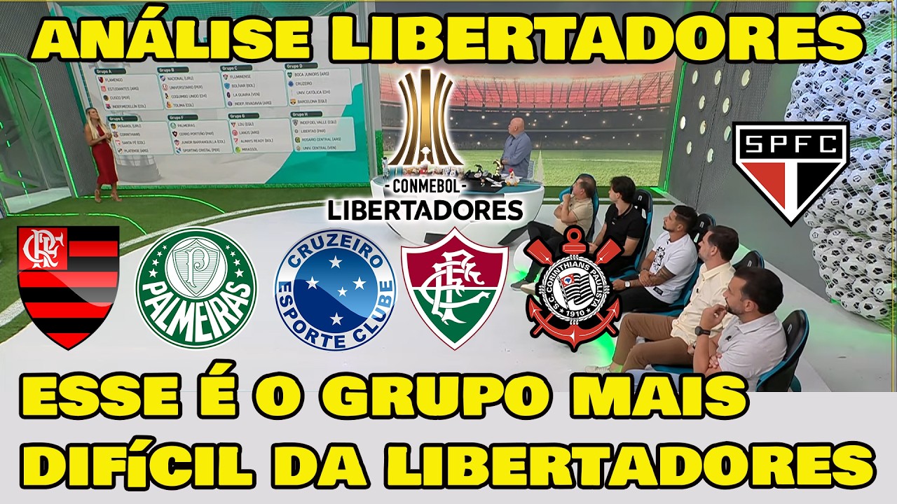 IMPRENSA PAULISTA ANALISA GRUPOS DA LIBERTADORES E SUL AMERICANA | PALPITES BRASILEIRÃO!