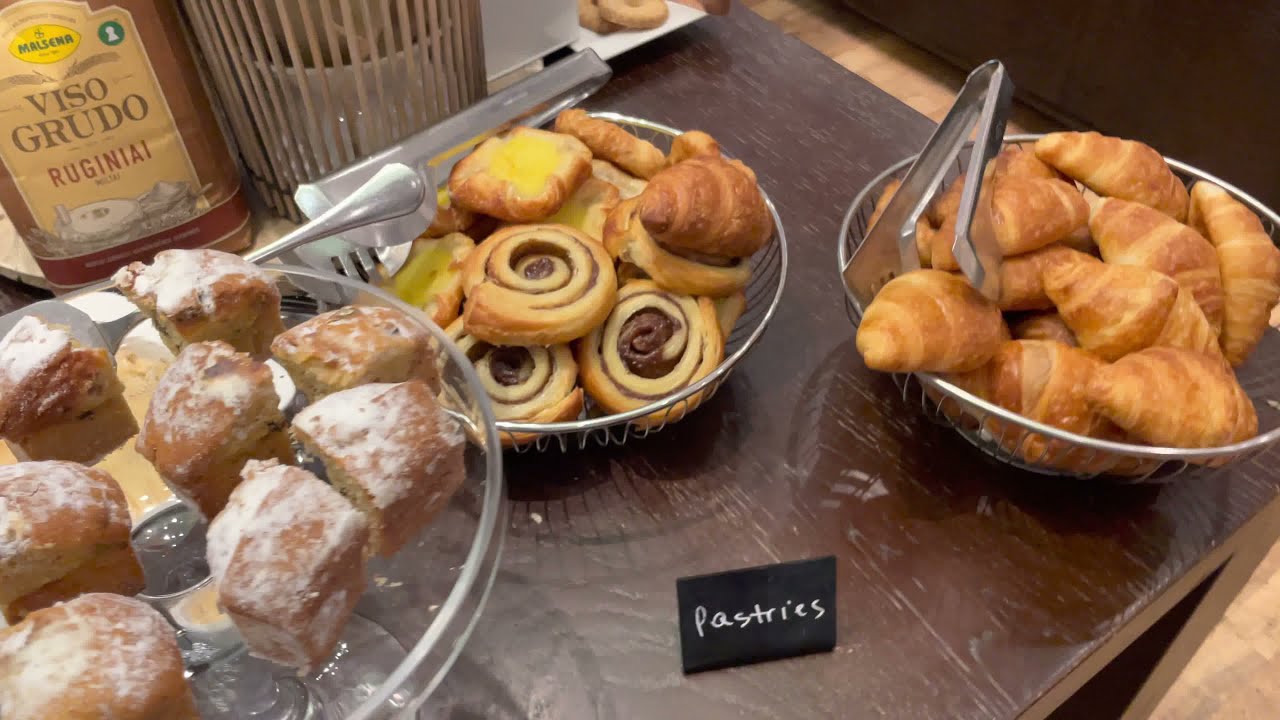Breakfast @ Radisson Blu Royal Astorija Hotel, Vilnius, Lithuania - 4K