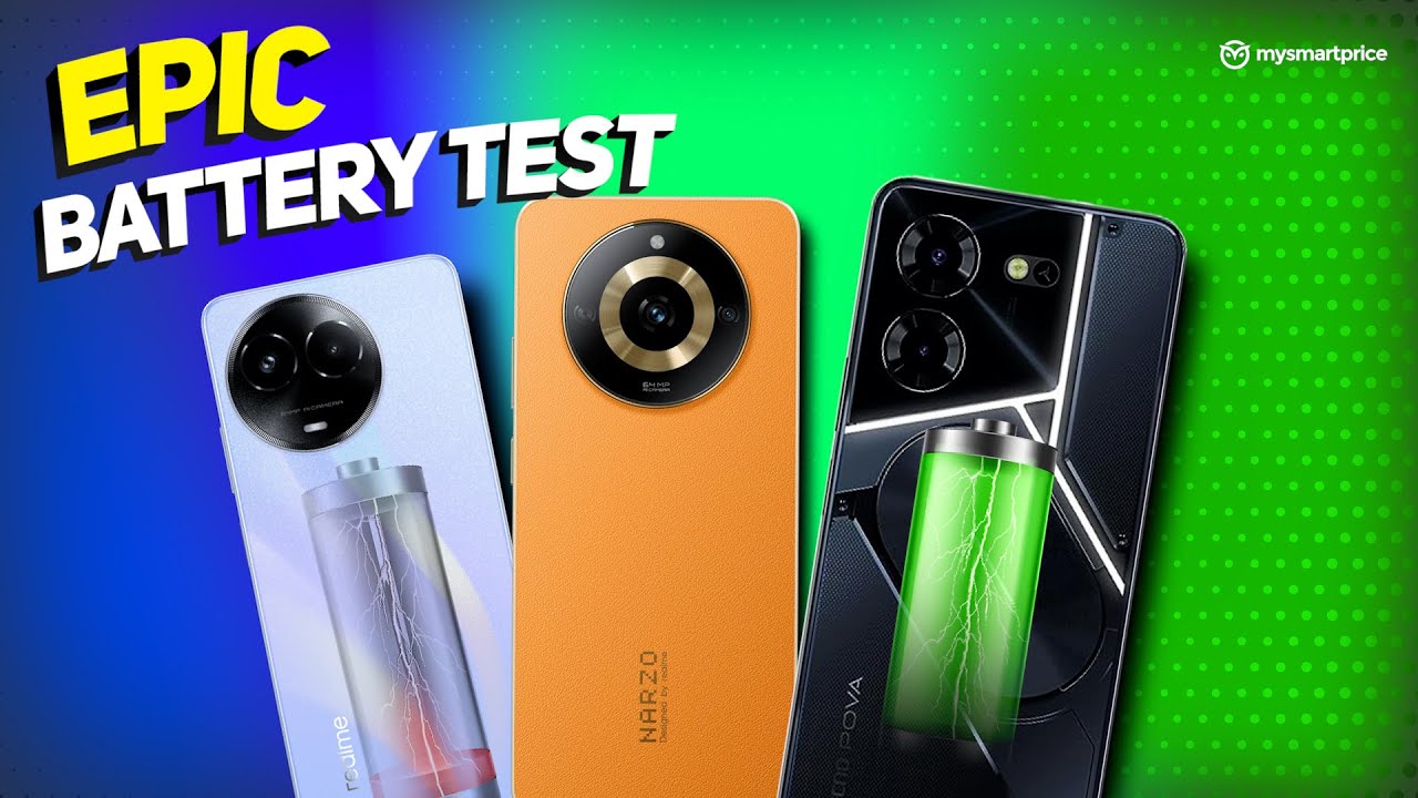 TECNO Pova 5 Pro 🔋EPIC Battery Test⚡ft. Realme 11x & Narzo 60 5G