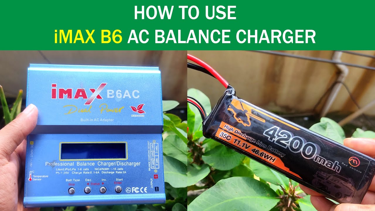 How to Use iMax B6 Balance Charger | How to Charge 3S LiPo Battery
