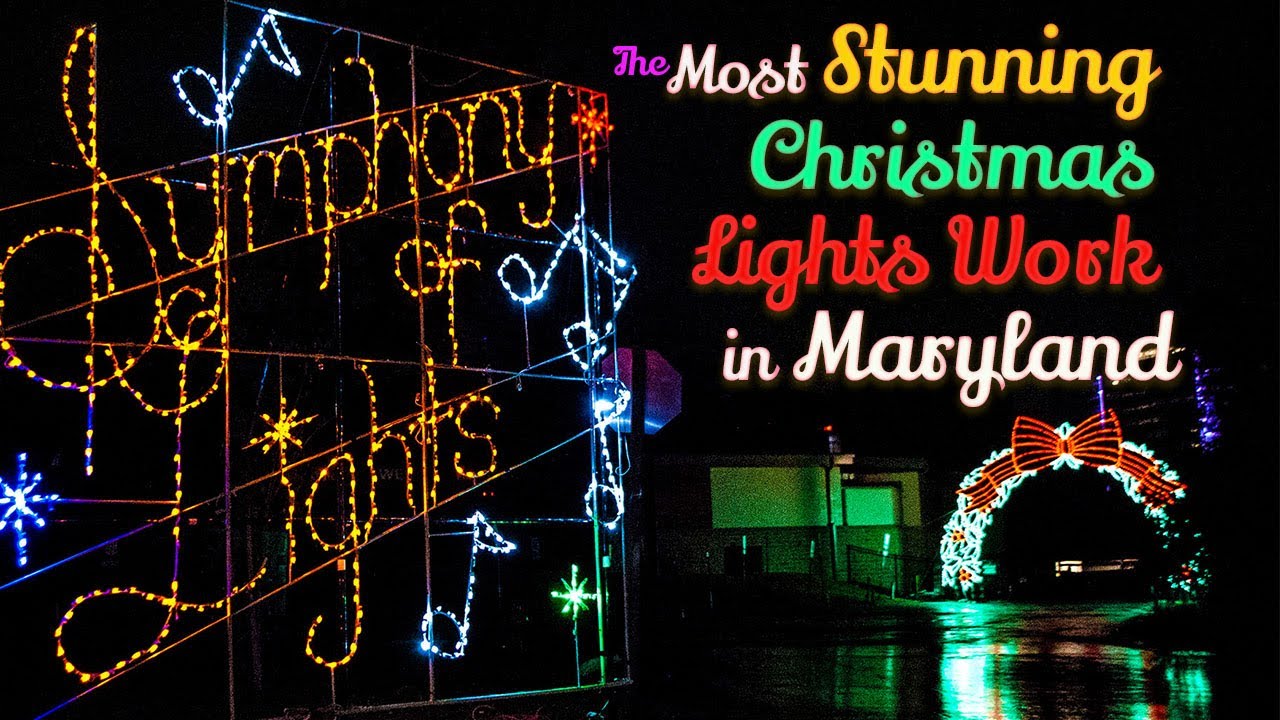 Most Stunning Christmas Lights | Merriweather Symphony of Lights Columbia Maryland | Yoj Rasaili