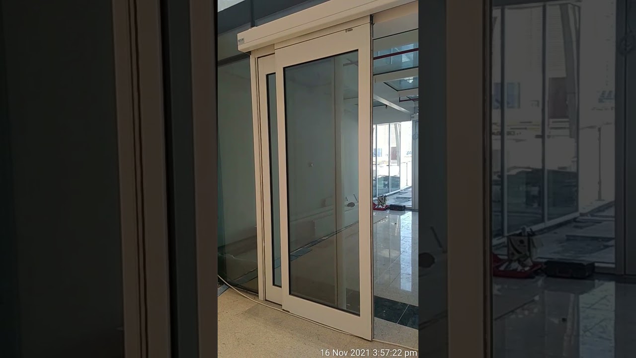 Break out automatic door installation inspection