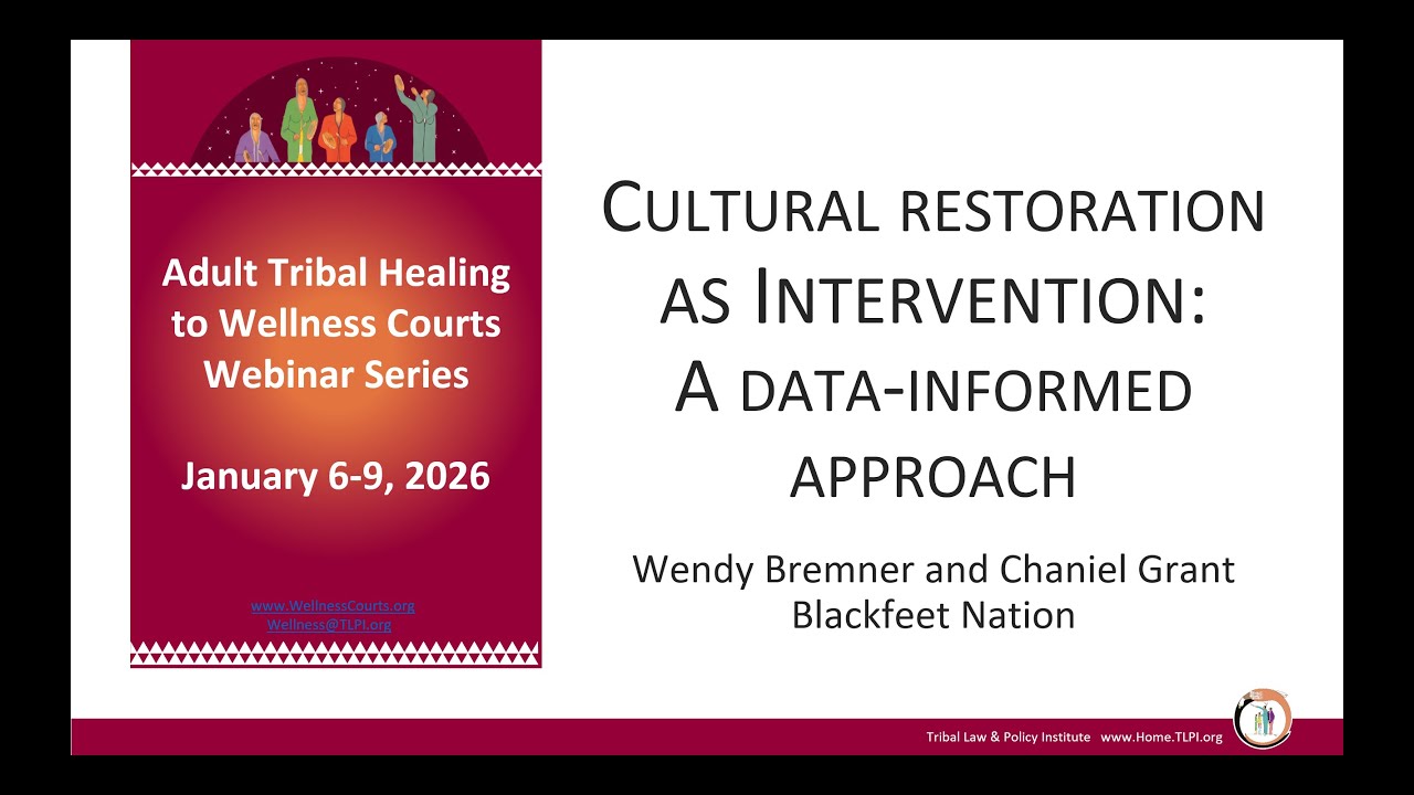 Cultural Restoration as Intervention: A Data-Informed Approach