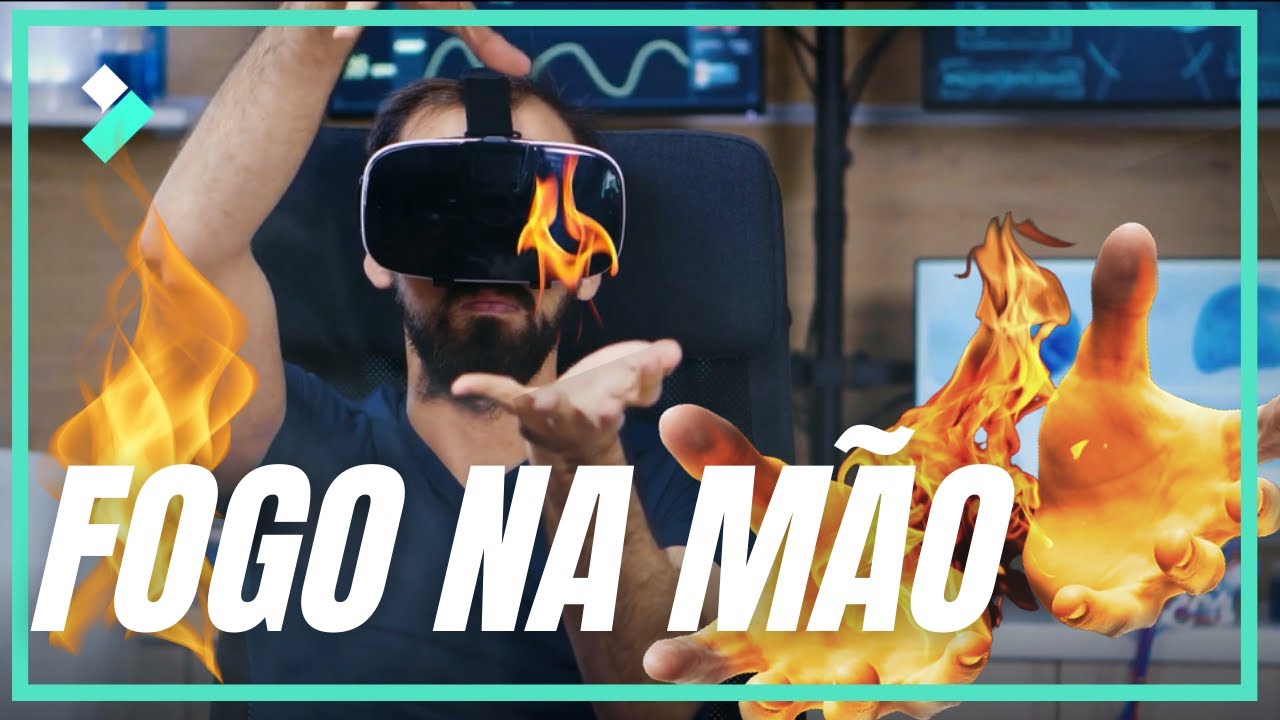 Como fazer efeito FOGO na MÃO com RASTREIO DE MOVIMENTO | Wondershare Filmora