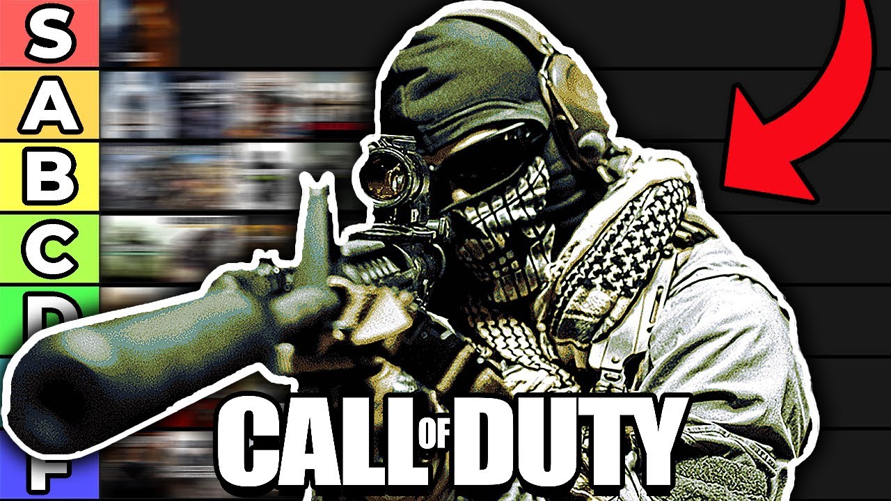 I Ranked EVERY Call of Duty On A Tier List...
