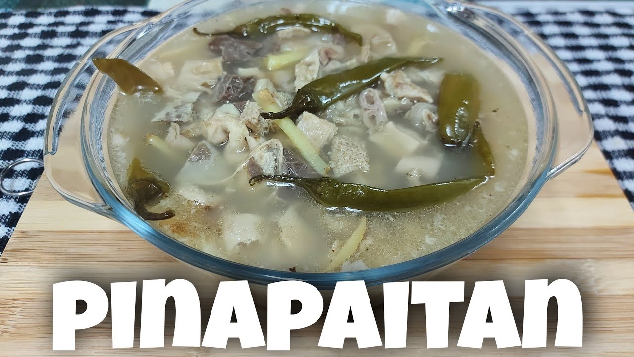 Ilocano recipe Pinapaitan