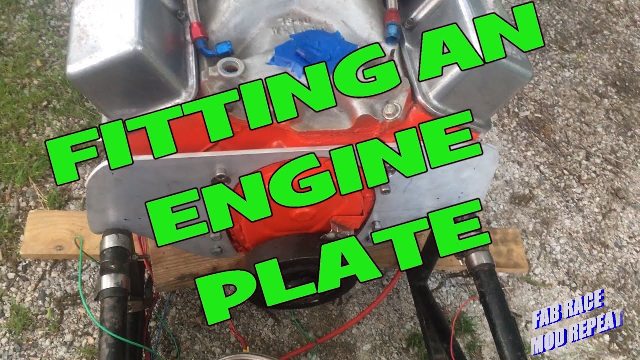 Fitting an engine plate