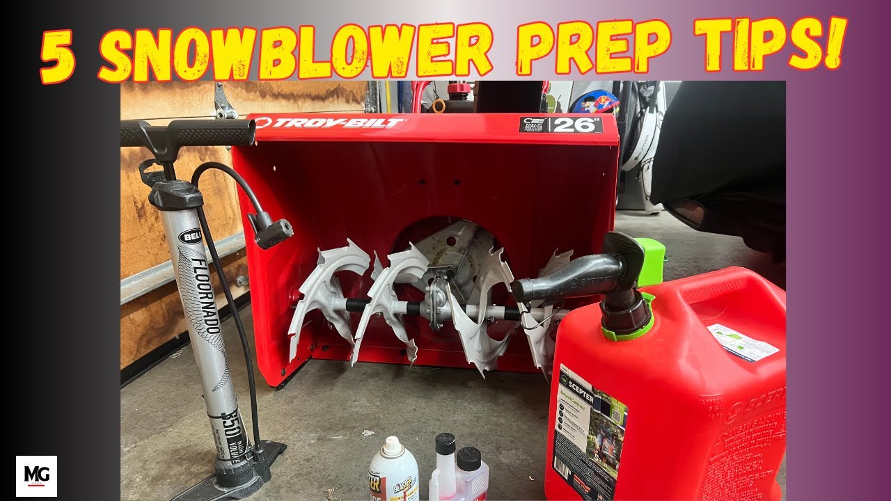 5 Easy Steps To Snowblower Prep: Don't Miss These Checks!