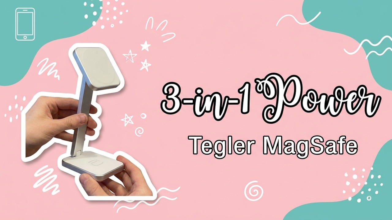 Nie wieder Kabelsalat? Tegler 3-in-1 Ladestation im Test!