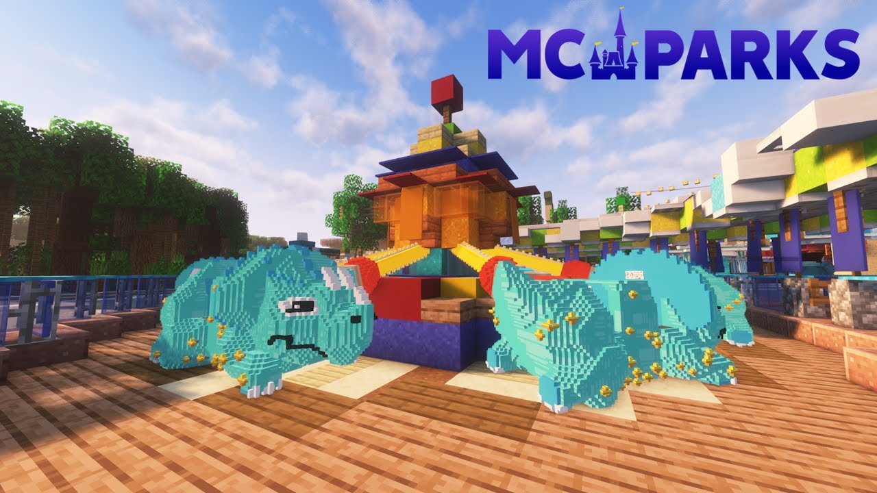 TriceraTop Spin (Disney's Animal Kingdom) - MCParks - Minecraft