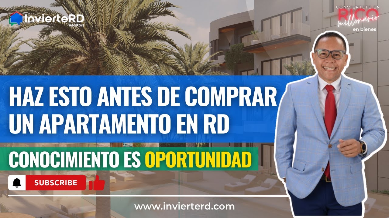 HAZ ESTO ANTES DE COMPRAR UN APARTAMENTO EN RD | CRISIS INMOBILIARIA Y CONOCIMIENTO ES OPORTUNIDAD