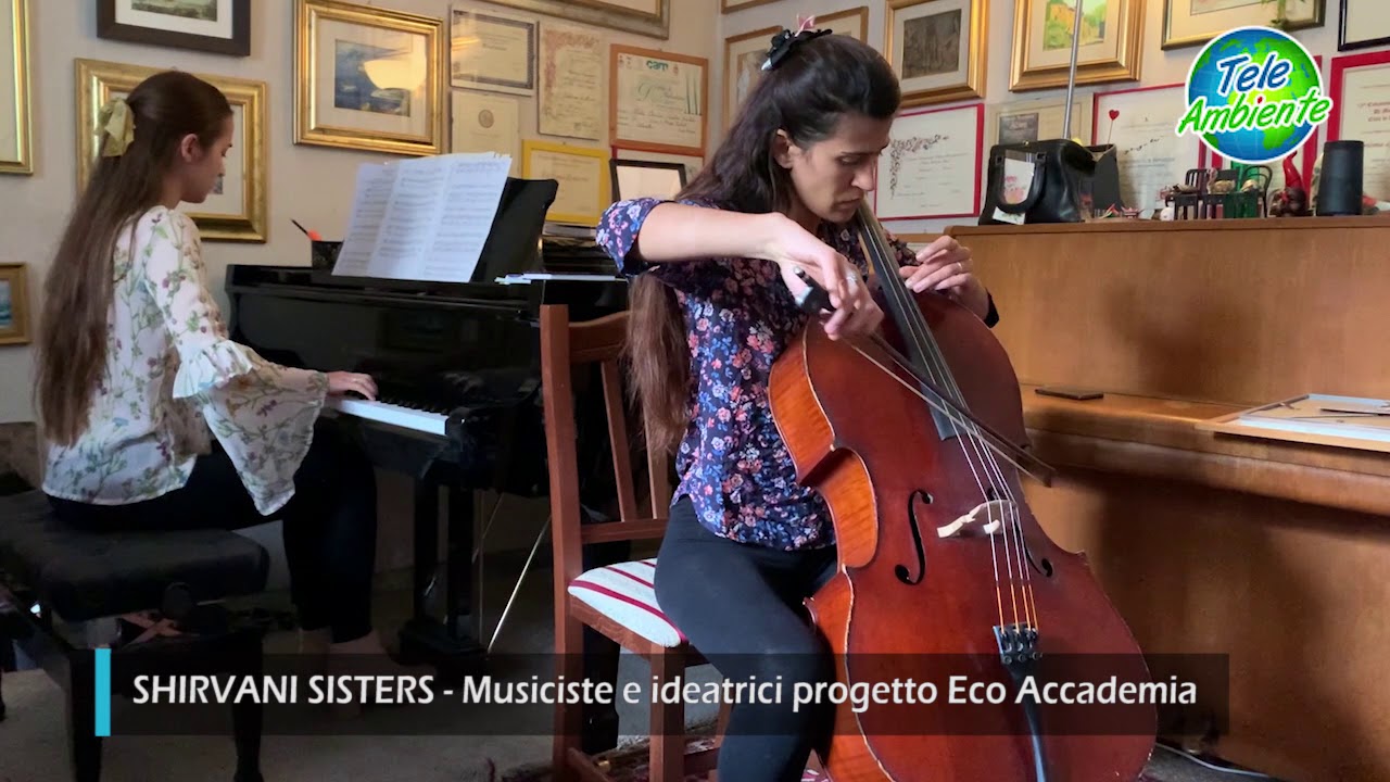 Leila e Sara, The Shirvani Sisters, suonano per TeleAmbiente