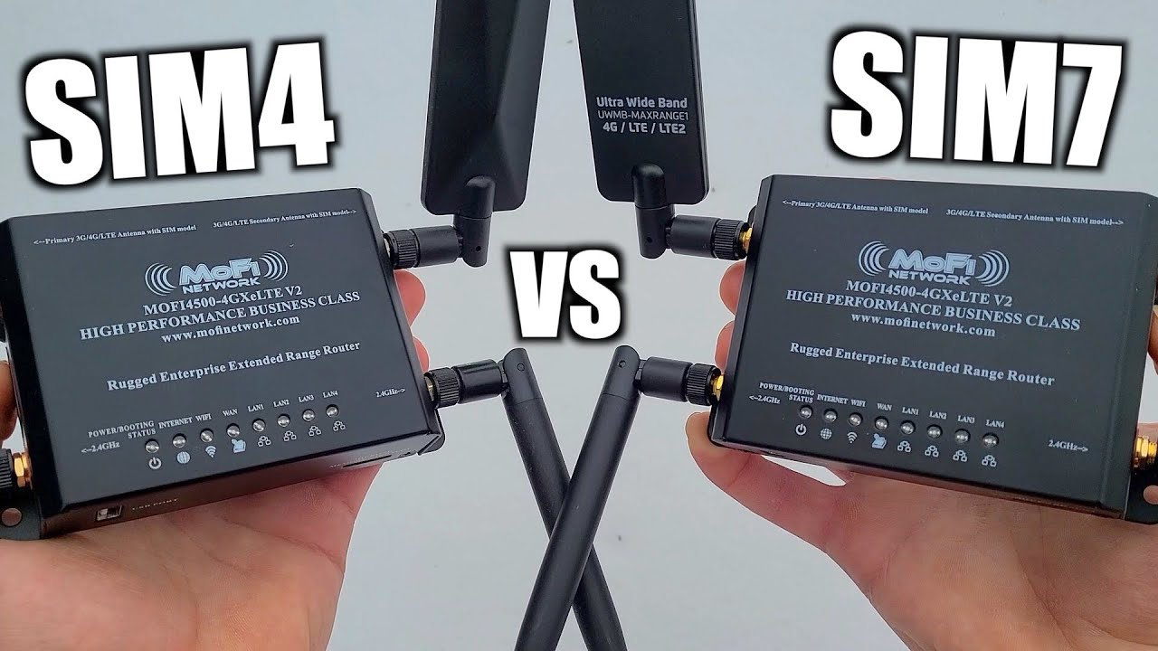 MoFi 4500 SIM4 vs SIM7 with AT&T Unlimited Plan - How are the Speeds?