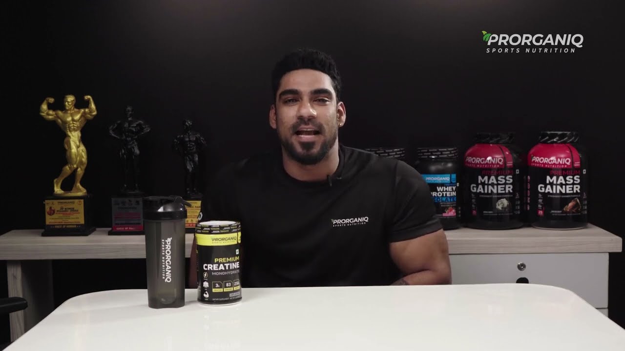 Prorganiq Creatine - Best Creatine Monohydrate Powder Supplement in India