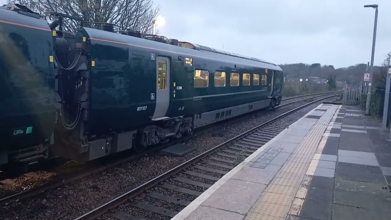 Class 802 GWR Service Departing Redruth