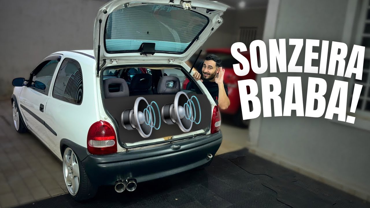 COMPREI OS ALTO FALANTES PRO SOM DO CORSA