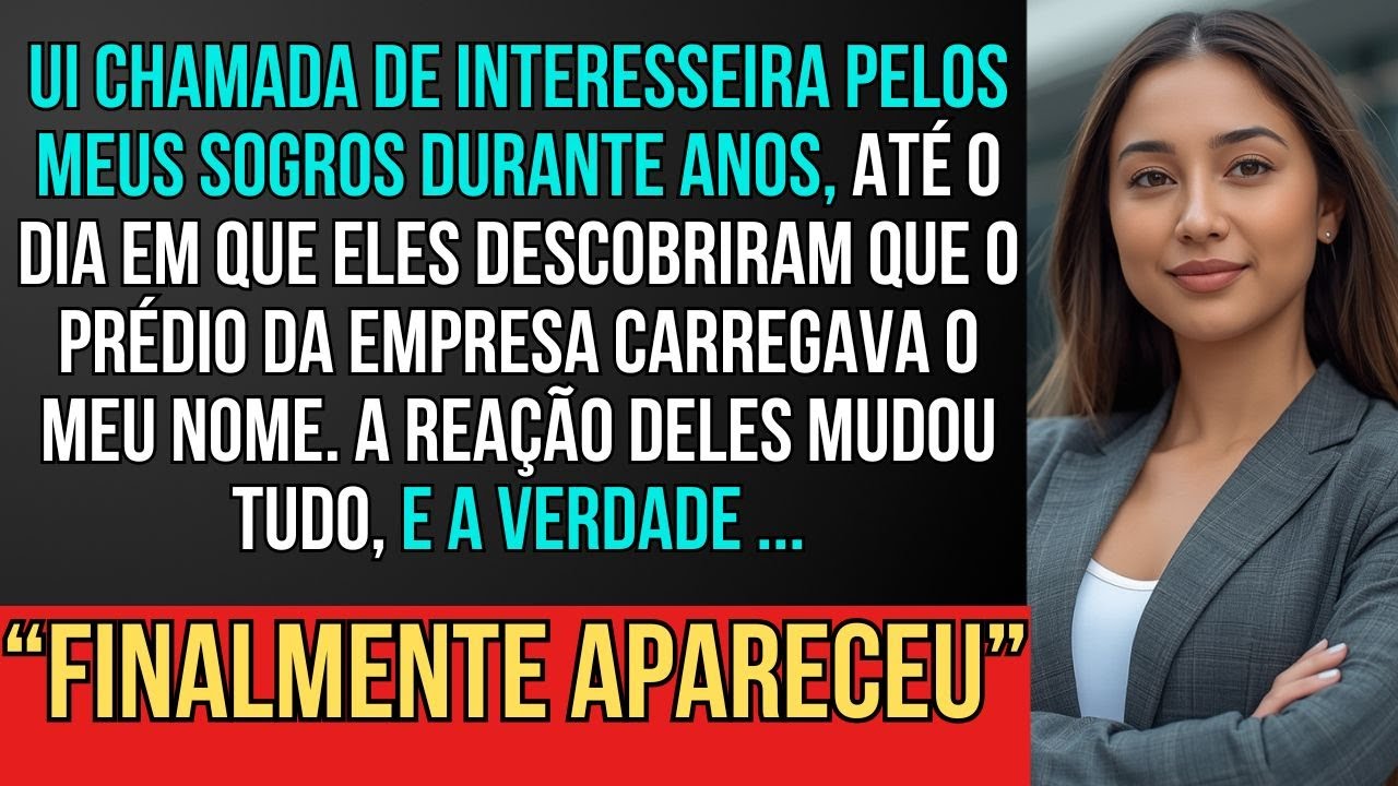 Meus sogros disseram que eu era só interesseira — até verem meu nome no prédio da empresa.INTRO HOOK