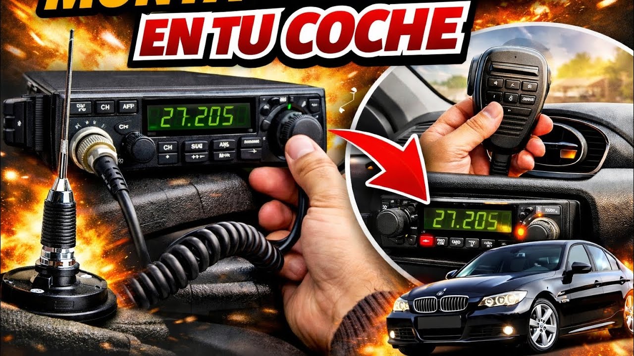 CONVERTI MI COCHE EN UNA ESTACION DE RADIOAFICIONADO Y.....😑