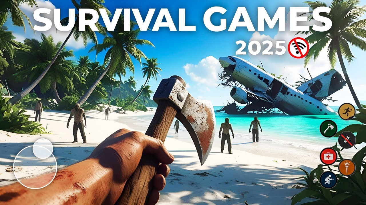 TOP 10 MEJORES Juegos De SUPERVIVENCIA Para M&oacute;viles Android & iOS 2025!
